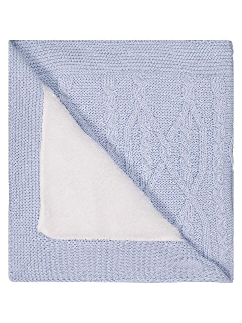 Civil Baby Karışık Desenli Velsoftlu Battaniye - Mavi Standart - S000494938-17234