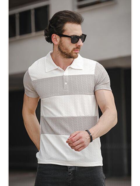 Oksit Polo Yaka Kısa Kollu Erkek Tişört - S000181275-20600