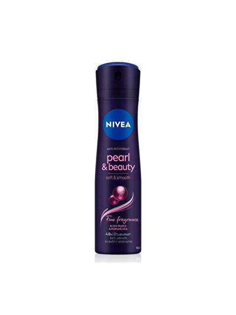 NIVEA Kadın Sprey Deodorant Pearl&Beauty Fine Fragrance 48 Saat Anti-Perspirant Koruma 150 ml Kalıcı Koku - S000112798-26865