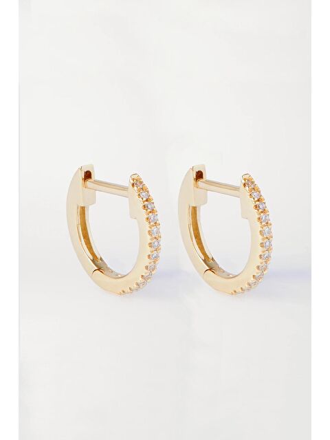 New Obsessions Mix Match Çoklu Kombin Taşlı Altın Kaplama Halka Küpe - S000377300-20076