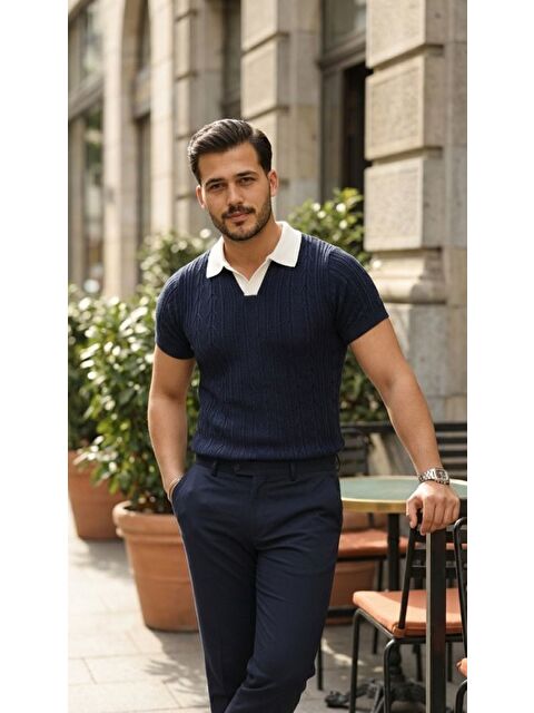 Jane's Erkek Polo Yaka Triko Tişört