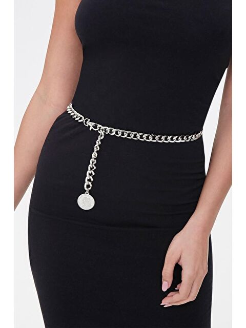 New Obsessions Thorano Gümüş Renkli Zincir Kemer - S000171819-18105