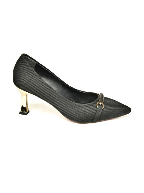 Fox Shoes U6760374 Siyah Kadın Topuklu Ayakkabı - S000506300-19351