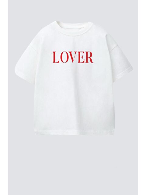 Monila Kız Çocuk Pamuklu Bisiklet Yaka Baskılı T-Shirt - S000514671-19965