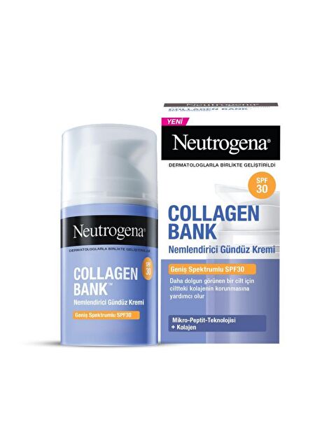 Neutrogena Collagen Bank SPF 30 Kolajen İçerikli Nemlendirici Gündüz Kremi 50 ml