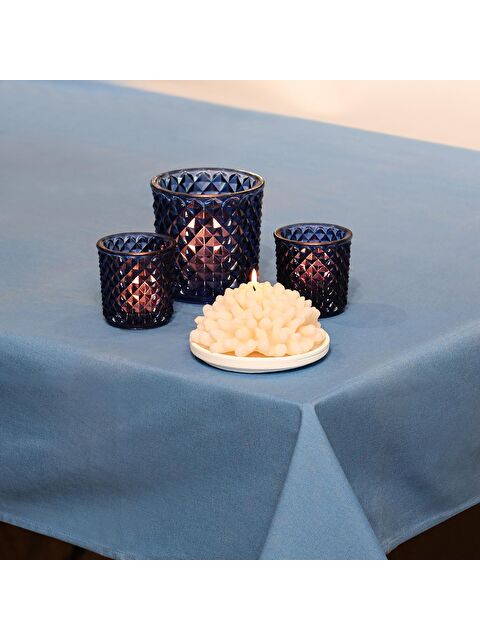 Missi Mavi Pamuklu Masa Örtüsü (140x180) - S000371311-17234