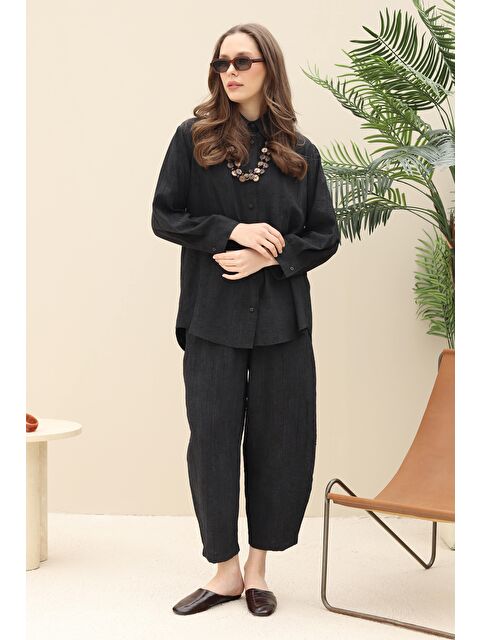 HE-QA Efektli Basic Takım Siyah