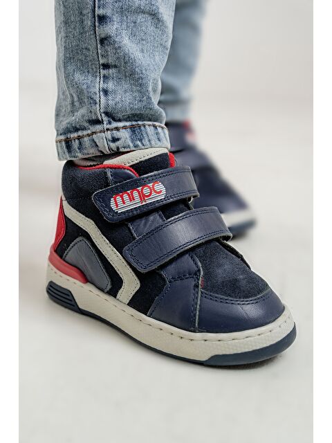 Mnpc Erkek Çocuk Lacivert Hakiki Deri Suya Dayanıklı Anatomik Günlük Bot - S000447489-21164