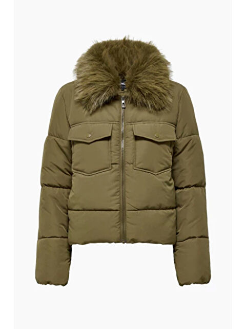 Only Onlmaggi Regular Fit Tüy Detaylı Klasik Yaka Mont 15322000 - S000485289-29704