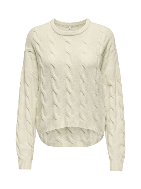 Only Onljeanett Regular Fit Bisiklet Yaka Örme Kadın Kazak 15350361 - S000485290-19927