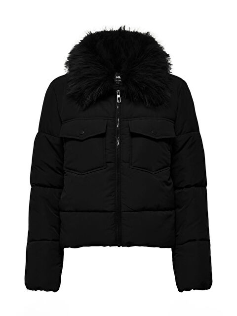 Only Onlmaggi Regular Fit Tüy Detaylı Klasik Yaka Mont 15322000 - S000485289-19351