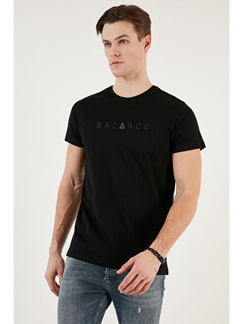 Buratti Pamuklu Slim Fit Bisiklet Yaka %100 Pamuk Tişört 541BALANCE - S000139073-19351