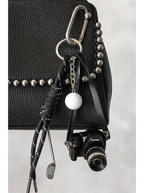 Katia And Bony Fotoğraf Makinesi Ve Golf Charm Anahtarlık