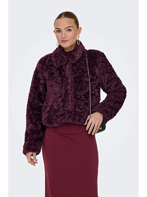 Only Onlginny Regular Fit Yumuşak Tüylü Mont 15352795 - S000485295-877