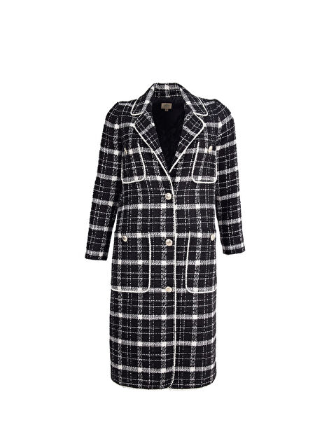 AKER Biye Detaylı Ekose Kap - S000481593-19351