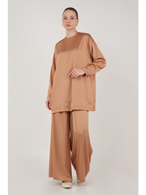 HE-QA Basic Saten Takım Somon