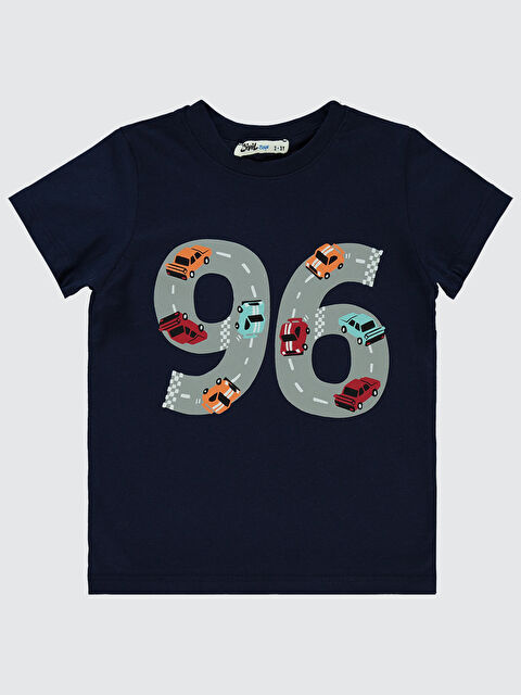 Civil Boys Erkek Çocuk Tişört 2-3 Yaş Lacivert