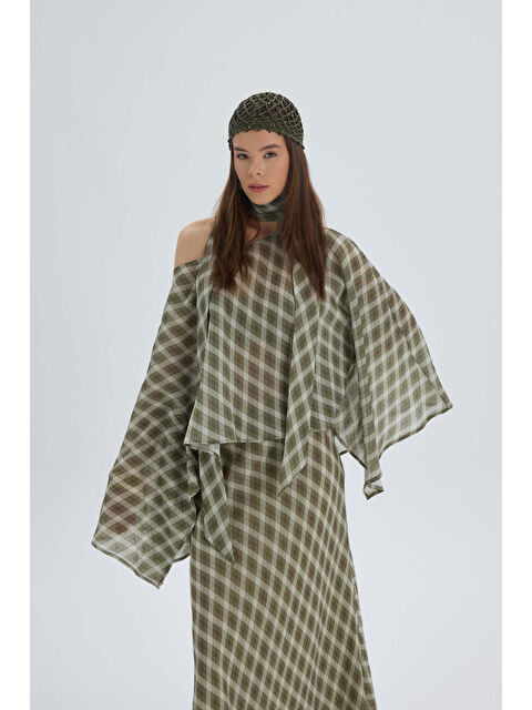 Mai Collection Marlowe Yeşil Ekose İkili Takım