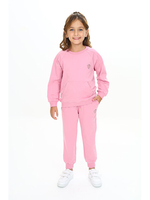 Toontoykids Kız Çocuk Nakışlı Eşofman Takım - S000321017-20028