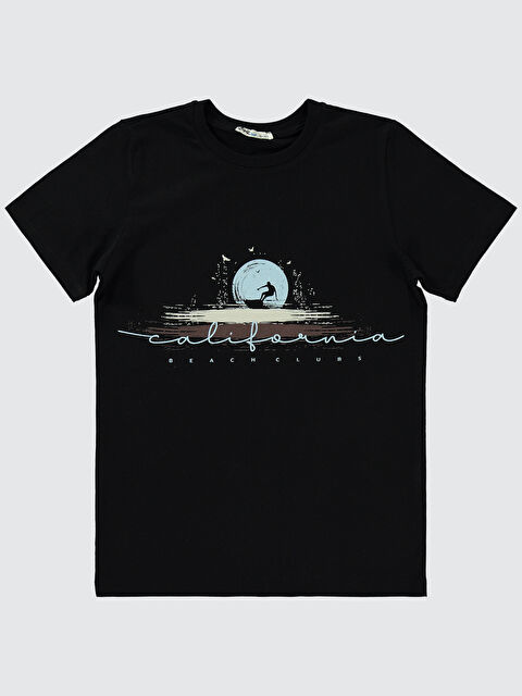 Civil Boys Erkek Çocuk Tişört 10-13 Yaş Siyah