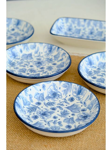 TABAK EVİ Blue Heaven Tabak 240cc 4 lü 15x15x2cm - S000372595-37243