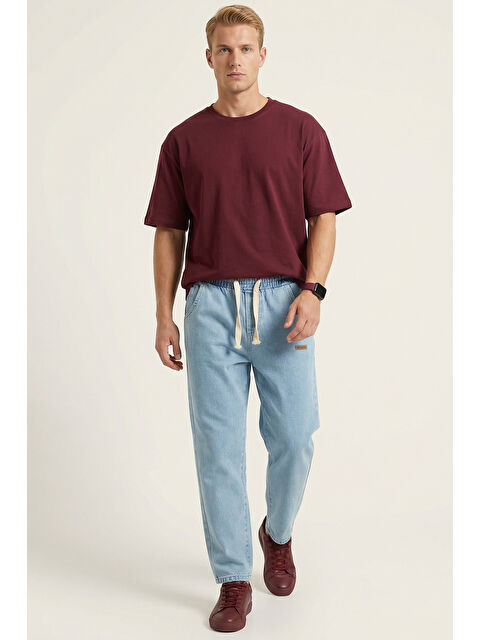 Bigdart Erkek Rahat Kesim Baggy Jean Pantolon 30073 - Mavi - S000497656-17234