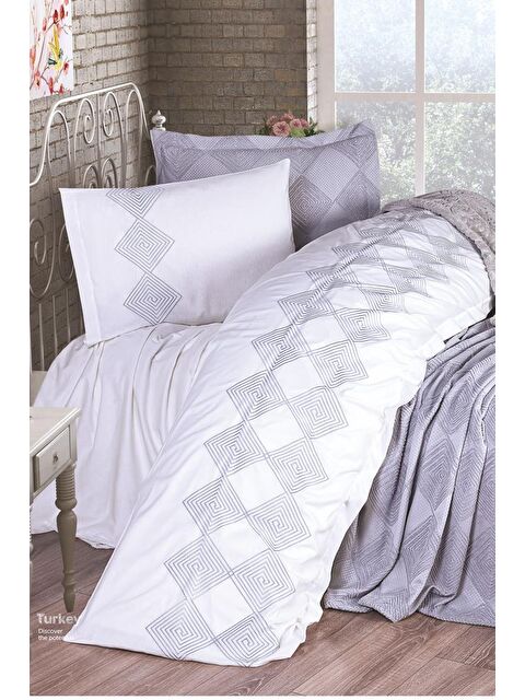 Çeyiz Diyarı Seher 10 Parça Çeyiz Seti Gri - S000495028-20600