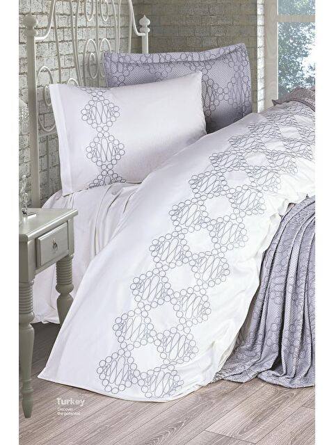 Çeyiz Diyarı Kristina 10 Parça Çeyiz Seti Gri - S000495029-20600