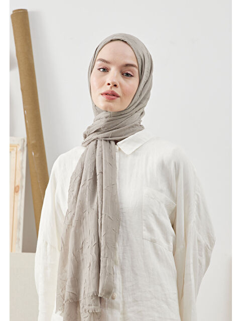 Fresh Scarfs Bambu Şal Gumus - S000420480-18105