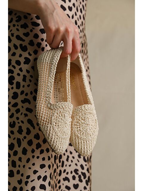 Oksit Lesta Kadın Örme Babet Kadın Ayakkabı - S000152678-19966