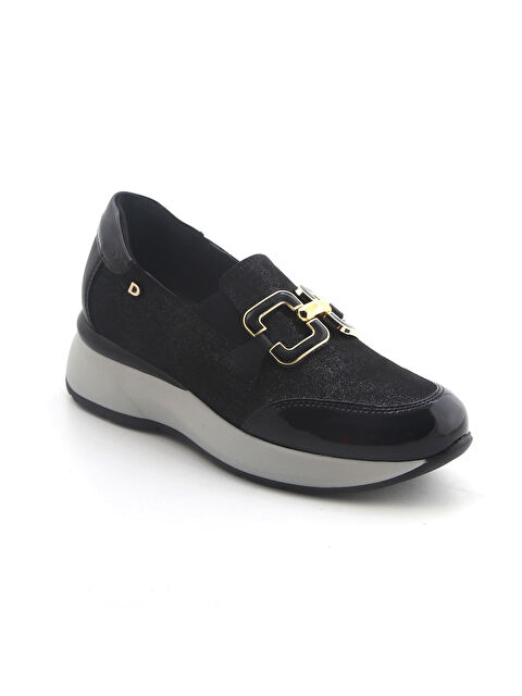 Donna Serena Kadın Klasik Ayakkabı 5D5458DS 5458DS Camoscio Glitter Nero