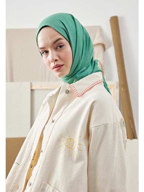 Fresh Scarfs Bambu Şal Nane Yeşili - S000420480-17259