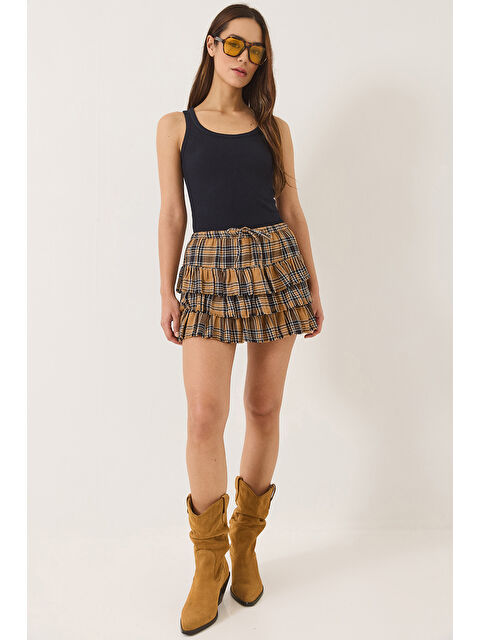 SHADE Kadın Fitilli Görünümlü Kalın Askılı Kaşkorse Basic Atlet - S000376987-21164