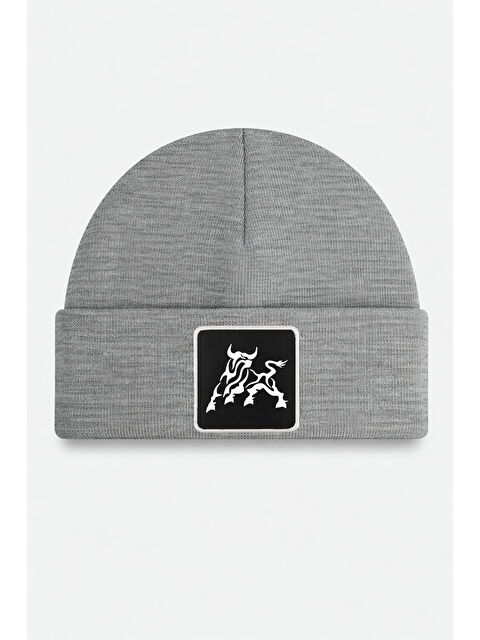 BlackBörk Boğa Logolu Gri Bere