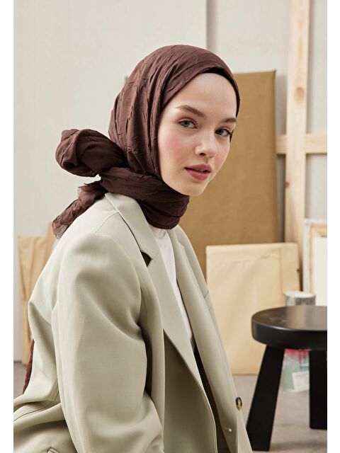 Fresh Scarfs Bambu Şal Kakao - S000420480-26424