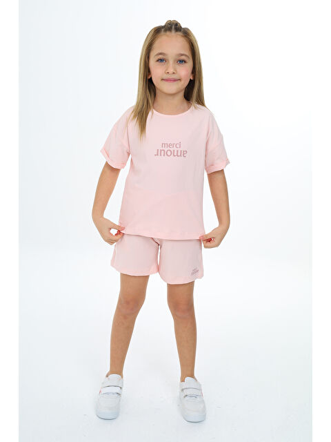 Toontoykids Kız Çocuk Baskılı Şortlu Takım - S000418420-20020