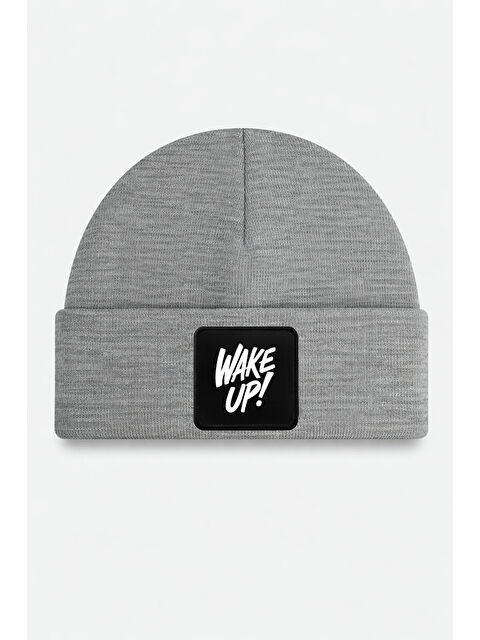 BlackBörk Wake Up Logolu Gri Bere