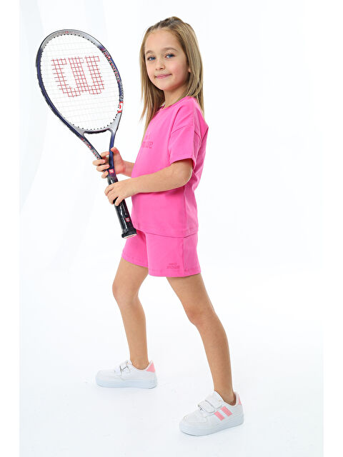 Toontoykids Kız Çocuk Baskılı Şortlu Takım - S000418420-29707