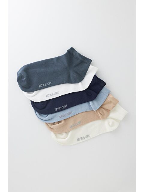 Katia And Bony Erkek 7 li Paket Step Çorap Çok Renkli - S000284212-23173