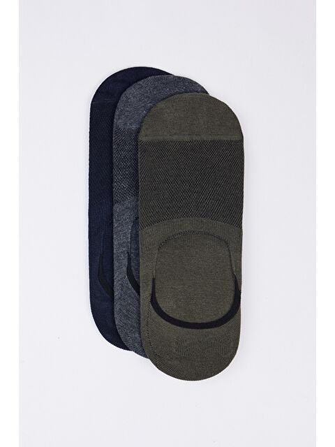 TUDORS Desenli Görünmez Babet Çorap