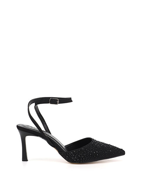 GÖNDERİ(R) Kadın SİYAH Bilekten Bağlı İnce Topuklu Ayakkabı - S000531677-19351