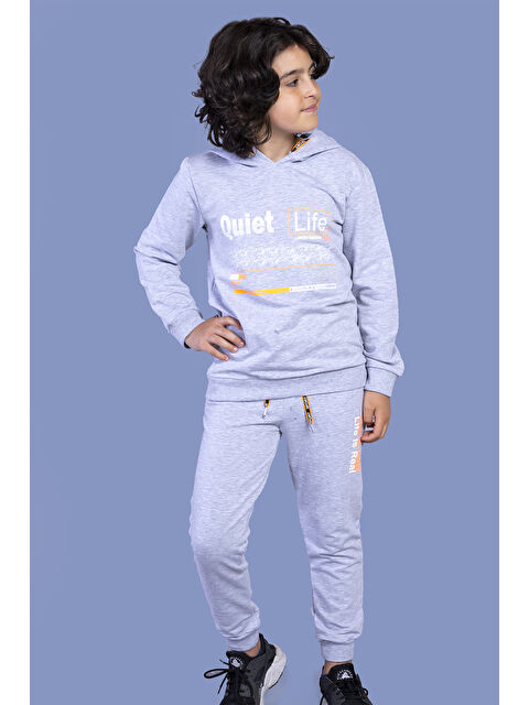 Toontoykids Erkek Çocuk Kapüşonlu Baskılı EşofmanTakımı - S000270999-74
