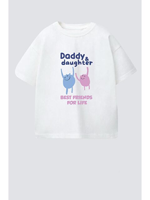 Monila Kız Çocuk Pamuklu Bisiklet Yaka Baskılı T-Shirt - S000514668-19965