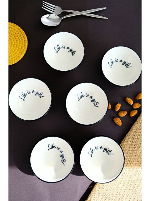 TABAK EVİ Motto Gift Mini Kase 90cc 6 lı 10x10x3cm - S000372609-37243