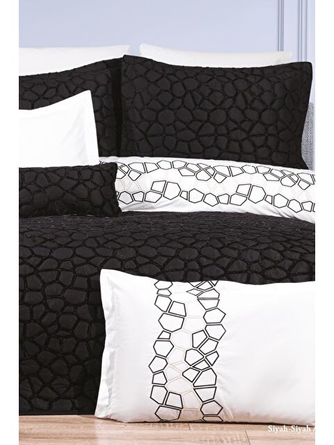 Çeyiz Diyarı Stone 10 Parça Çeyiz Seti Siyah Siyah - S000495048-19351