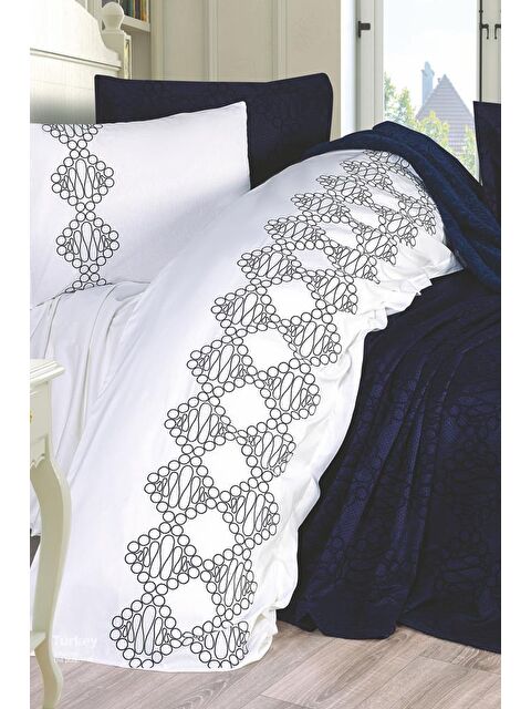 Çeyiz Diyarı Kristina 10 Parça Çeyiz Seti Lacivert - S000495058-21164