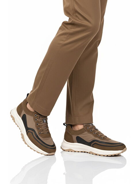 Ayakmod Haki Hakiki Deri Erkek Casual Ayakkabı 2604 M