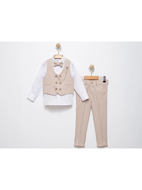 Myhanne Papyonlu Yelekli Takım Elbise 5352 - S000383204-19928