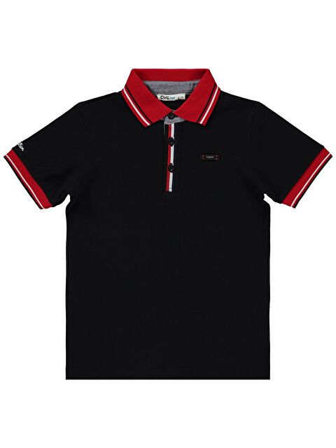 Civil Boys Polo Edition Nakışlı 6-9 Yaş Tişört - Siyah 8-9 Yaş - S000467759-19351