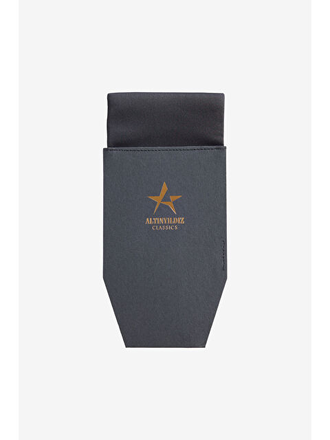 Altınyıldız Classics Erkek Siyah Cep Kart Mendili - S000447760-19351